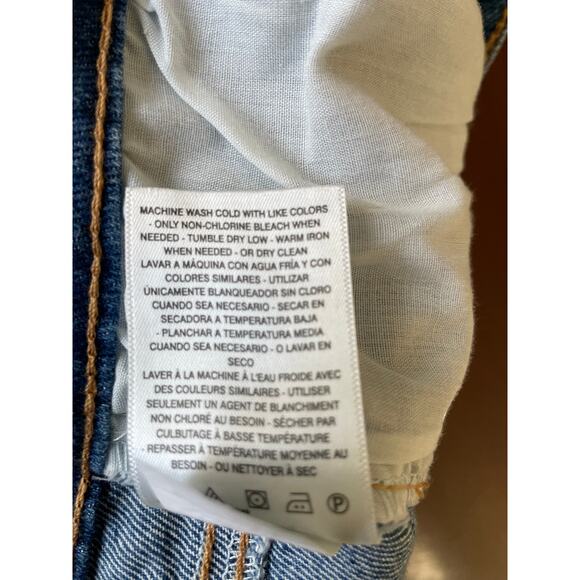 JESSICA SIMPSON, SIZE 16W BLUE JEANS HIGH RISE SLIM STRAIGHT - Picture 5 of 10